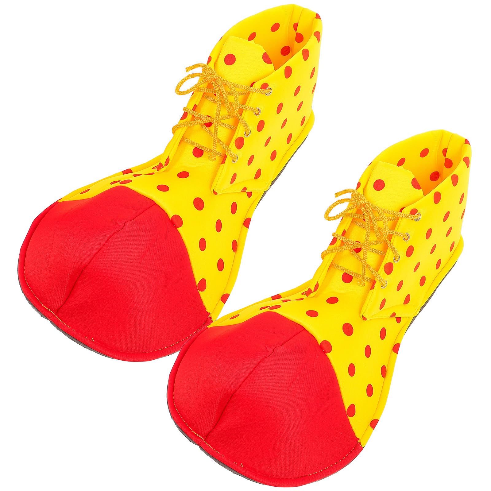 Unomor Average Size Clown Shoes for Halloween Costume, Unisex Funny Slippers in Random Colors, Perfect for Parties and Dress up