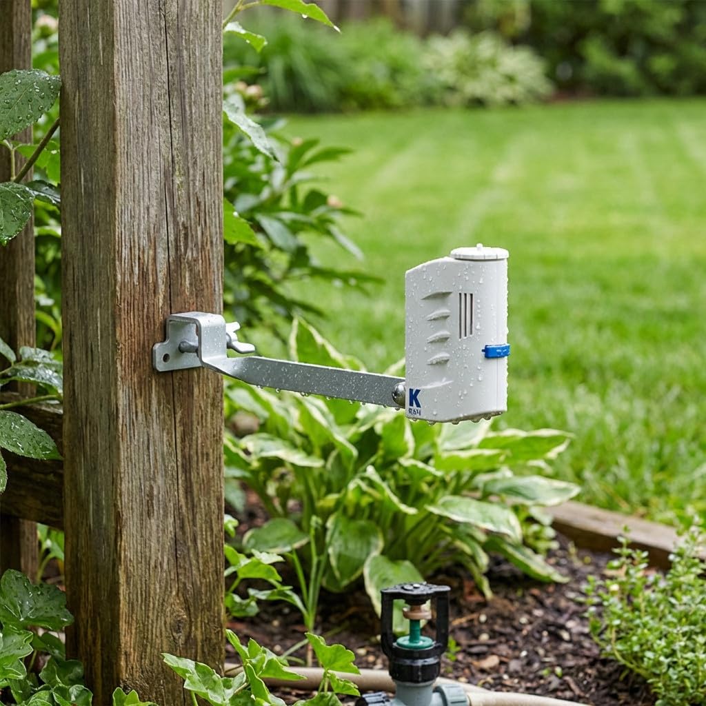 Suinga Sensor de Lluvia y Heladas con Cableado K-Rain | Compatible con Todos los Programadores | Sistema Inalámbrico para Detección de Lluvia y Heladas | Sin Mantenimiento | Fácil de Instalar