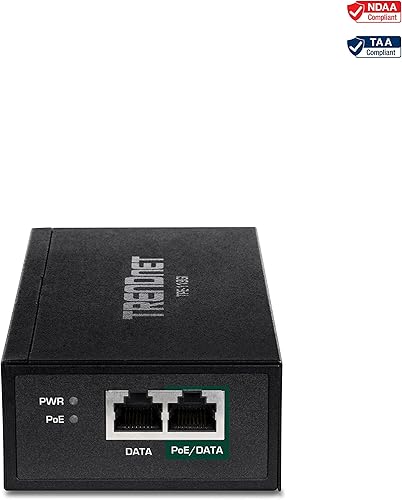 Miniatura 8 de TRENDnet Inyector Gigabit PoE++, convierte un puerto sin PoE a un puerto Gigabit PoE++, PoE (15.4W), PoE+ (30W), o PoE++ (95W), hasta 328 pies),