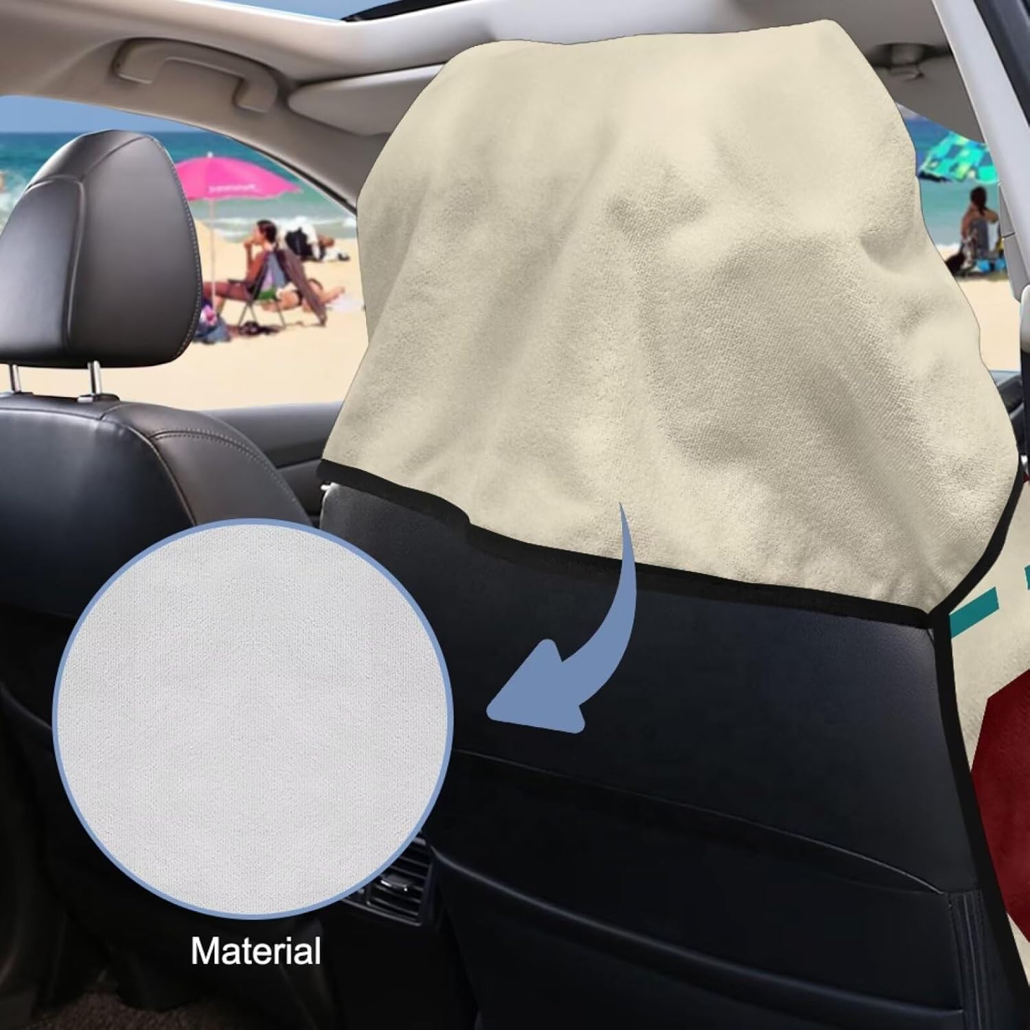 SEANATIVE Native Aztec Beach Sweat Towel Car Seat Cover for Gym Running Athletes Fitness Workout, Auto Seat Pet Protector, Sports Towel Seat Covers for Cars