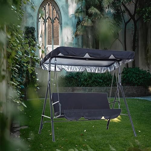 Miniatura 6 de Cubierta de repuesto para toldo de columpio, toldo de repuesto para columpio de patio al aire libre, cubierta de repuesto para toldo de columpio