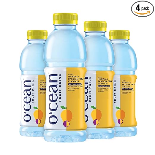 Ocean Fruit Drink Mango Passion 12% Fruit Juice 500 ml ( Pack of 4 )