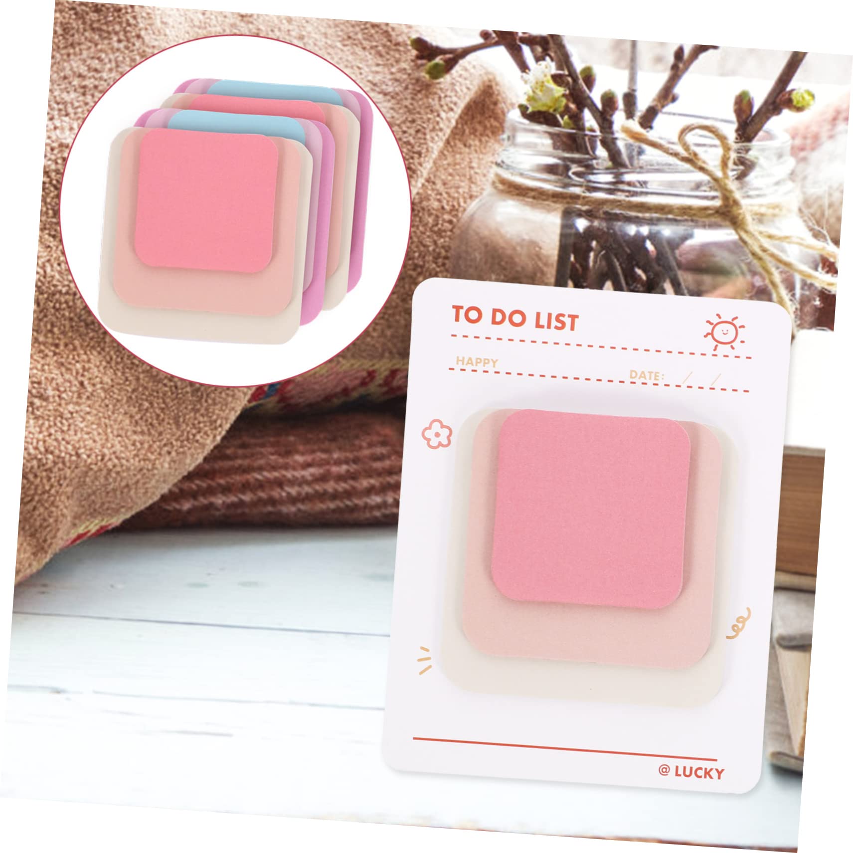STOBOK 20stücke Teiliges Selbstklebender Haftnotizen Für To-do-listen Praktische Memo-sticker Für Schule Büro Und Zuhause Vielseitige Sticky Tabs Im Minimalistischen Design