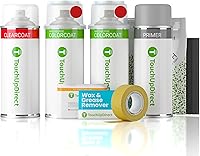 Vista 102 de TouchUpDirect YAC Monaco - Aerosol de pintura de retoque compatible con Hyundai Exact Match - Kit esencial