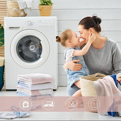 Miniatura 7 de BOBOYOYO Mantas de felpa para bebés recién nacidos, niños y niñas, con corazón, suave, mullida, cálida, manta de recepción de 30 x 40 poliéster,