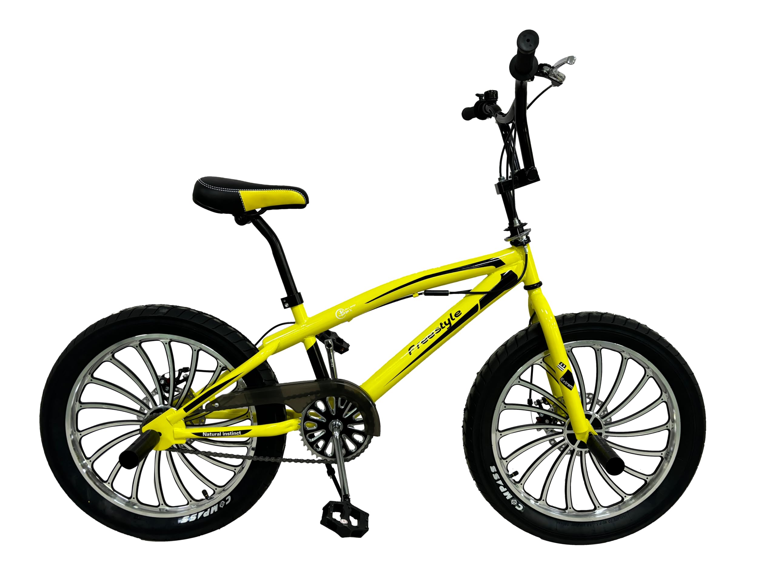 Bicicletta Freestyle bici 20 pollici bmx freestyle cerchi in lega e freni a disco vari colori manubrio rotore 360° bici per bambini dai 7 anni in su