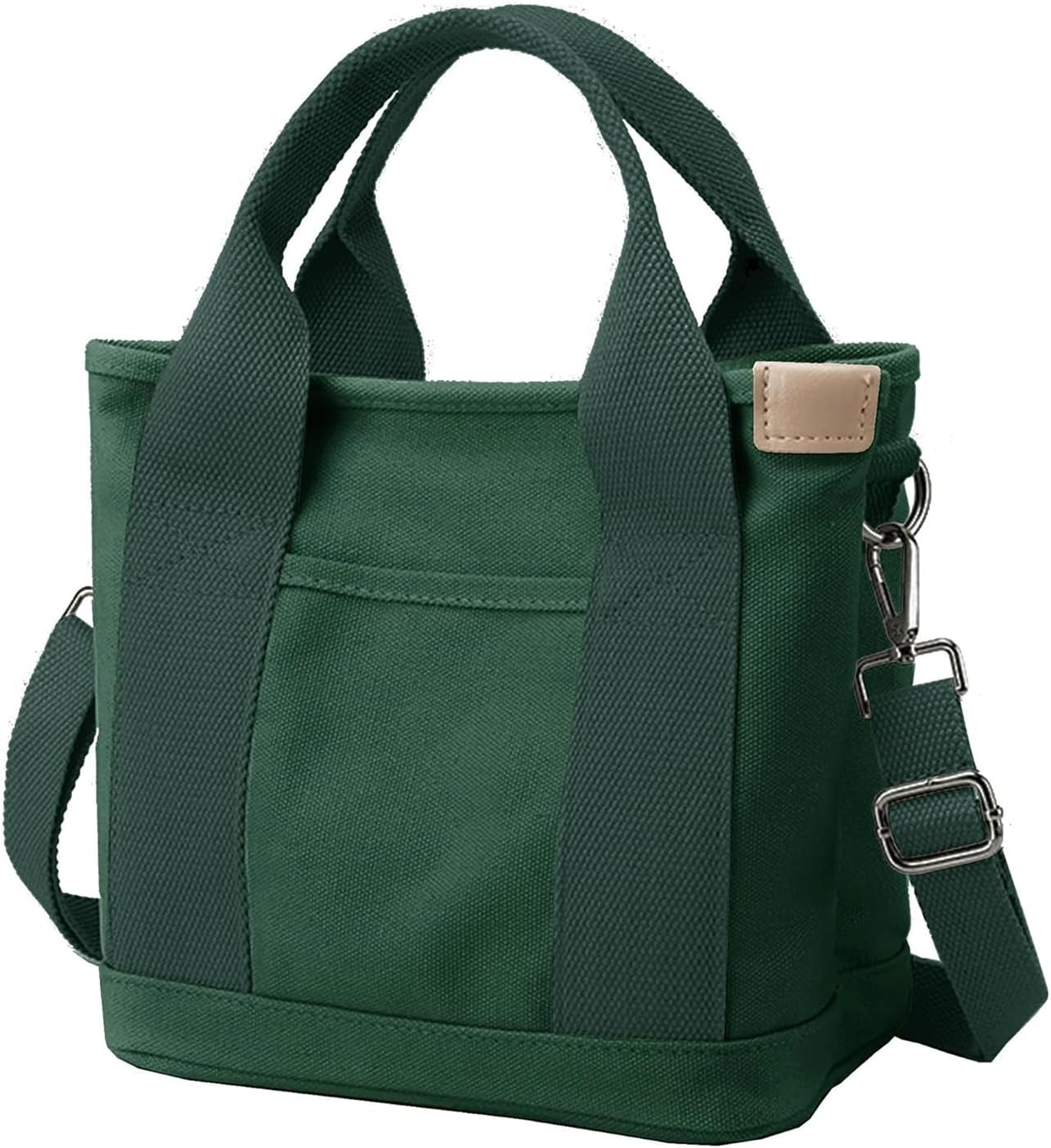 Canvas Tote Bag for Women,Small Totes Bags with Zipper Crossbody Purse with Pockets Large Shoulder Handbag,2 Sizes