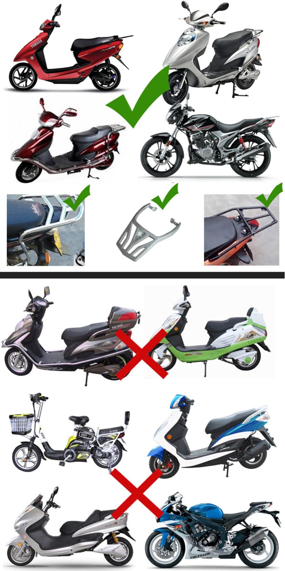 Universele Top cases motorfiets,Topkoffer voor motorfiets,Universele Motorkoffer,kofferbak voor scooters, afsluitbaar, grote capaciteit met rugleuning, met universele montagehardware (Color : Blue Universele Top cases motorfiets,Topkoffer voor motorfiets,Universele Motorkoffer,kofferbak voor scooters, afsluitbaar, grote capaciteit met rugleuning, met universele montagehardware (Color : Blue