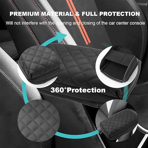 Vista 129 de YEE PIN Civic - Funda para reposabrazos Civic de 10ª generación, tapas para reposabrazos Civic Thenice para 10ª generación Civic 2018-2021, cubierta