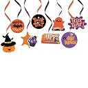 Festiko®Halloween Theme Party Decoration Combo (36 Pcs), Halloween Themes Party Favors for Party Decoration(Banner/Bunting,Swirls,Balloons,Cake Toppers,Cup Cake Topper,Ribbons) gallery image