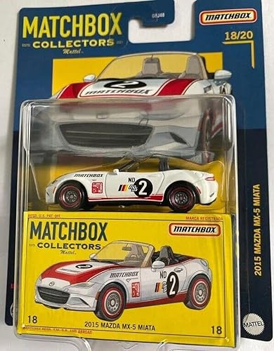 Matchbox Coleccionistas 18/20 2015 Mazda MX-5 Miata (escala 1:64)