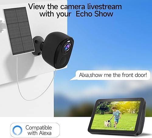 Miniatura 7 de Cámaras de seguridad inalámbricas para exteriores, cámara de seguridad para el hogar de 2K alimentada por batería, cámaras de seguridad para