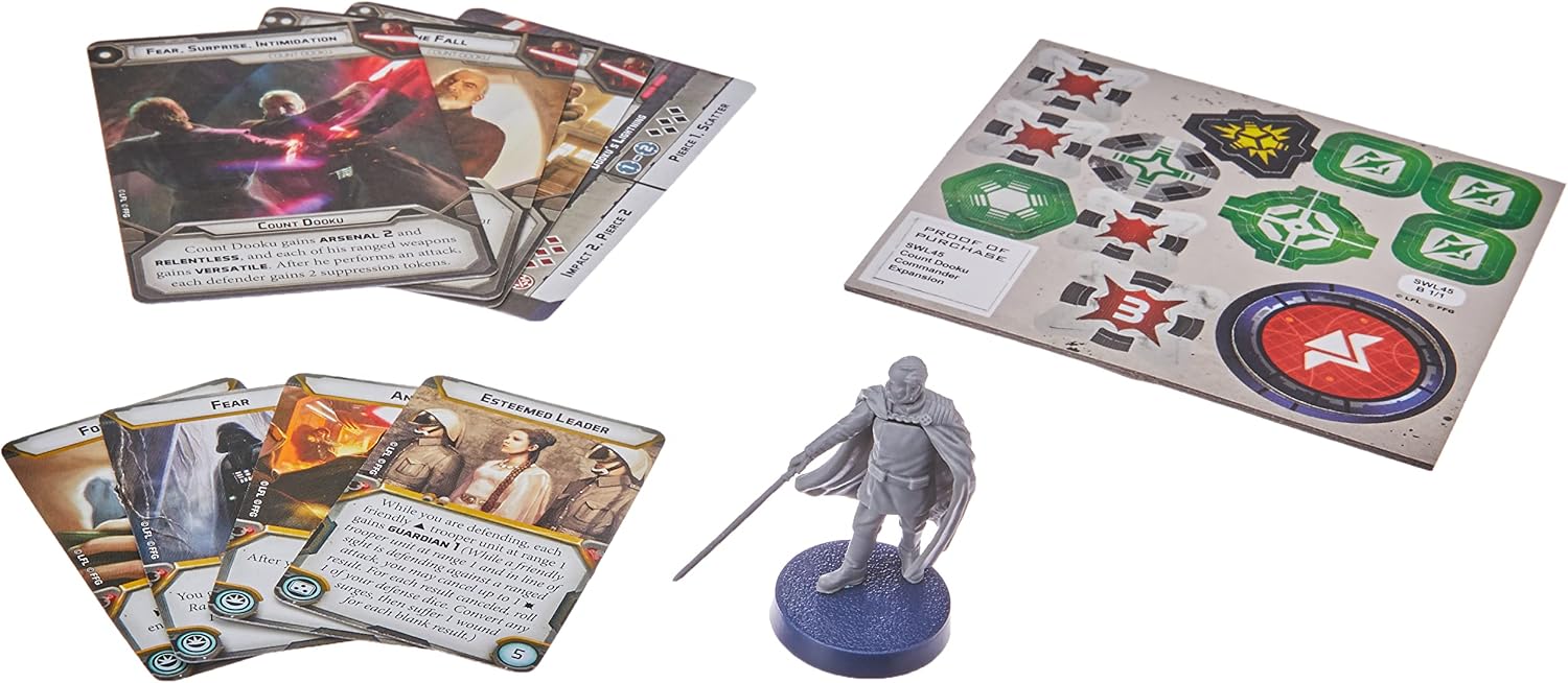 Star Wars Legion Count Dooku Commander Expansion | Two Player Battle Game | Miniatures Game | Strategy Game for Adults and Teens | Ages 14+ | Average Playtime 3 Hours | Made by Atomic Mass Games