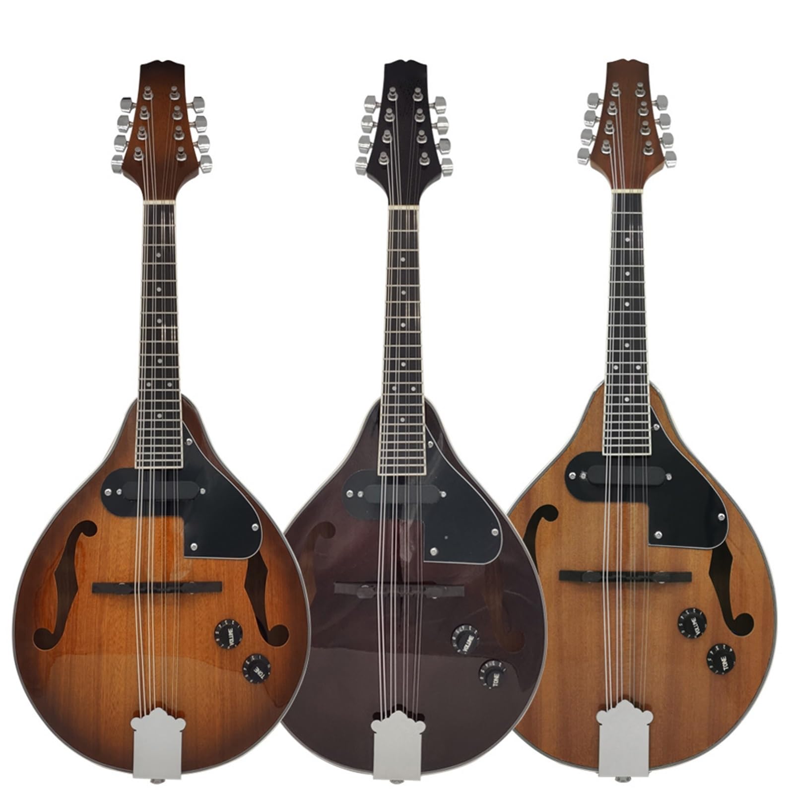 Instrumento Musical Mandolina Ocho Cuerdas Madera Maciza Eléctrica Instrumento De Mandolina Para Adultos(7)