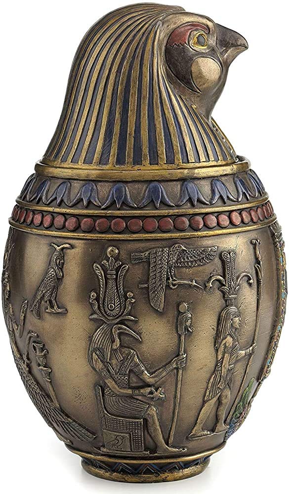 Amazon｜古代エジプトのカノプス壺のレプリカの瓶-プレミアムコールド