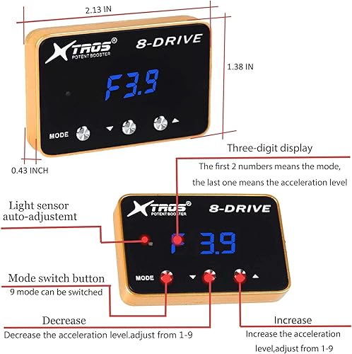 Miniatura 4 de Controlador de respuesta del acelerador WAK-709 para Honda Civic City Freed CRZ Jade Fit Insight Jazz Pilot Brio Sport Racing Acelerador de