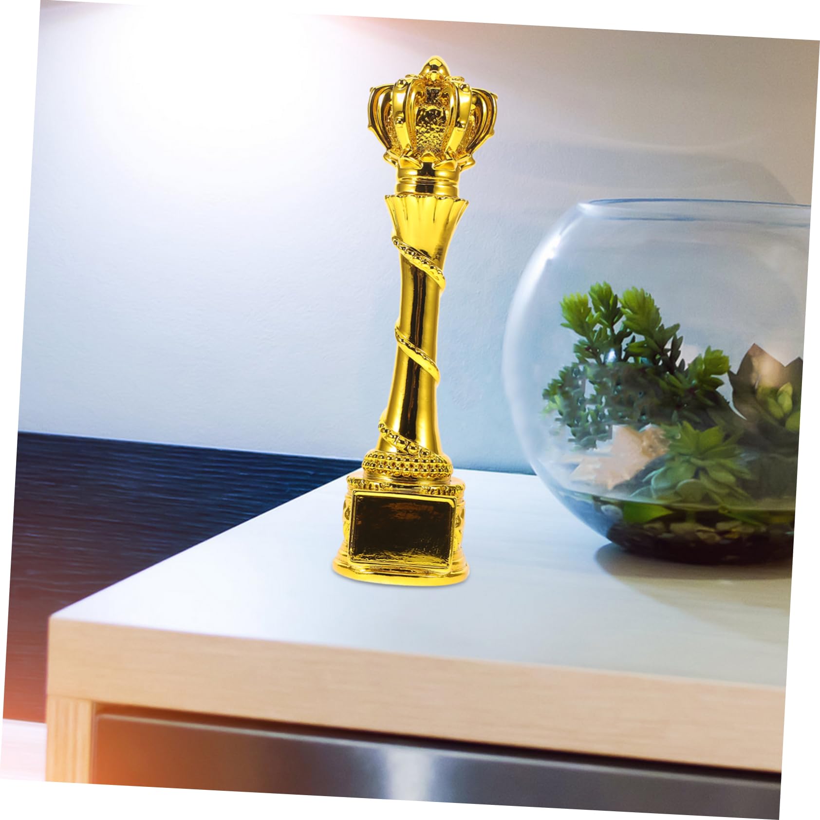 Mipcase Gold Award Trophy Resin School Party Trophy Winner Decor for Employee Recogniti