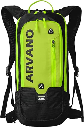 Arvano Mochila de bicicleta pequeña de ciclismo de montaña ligera de 6 litros - MTB ciclismo, senderismo, esquí, bicicleta de nieve, snowboard