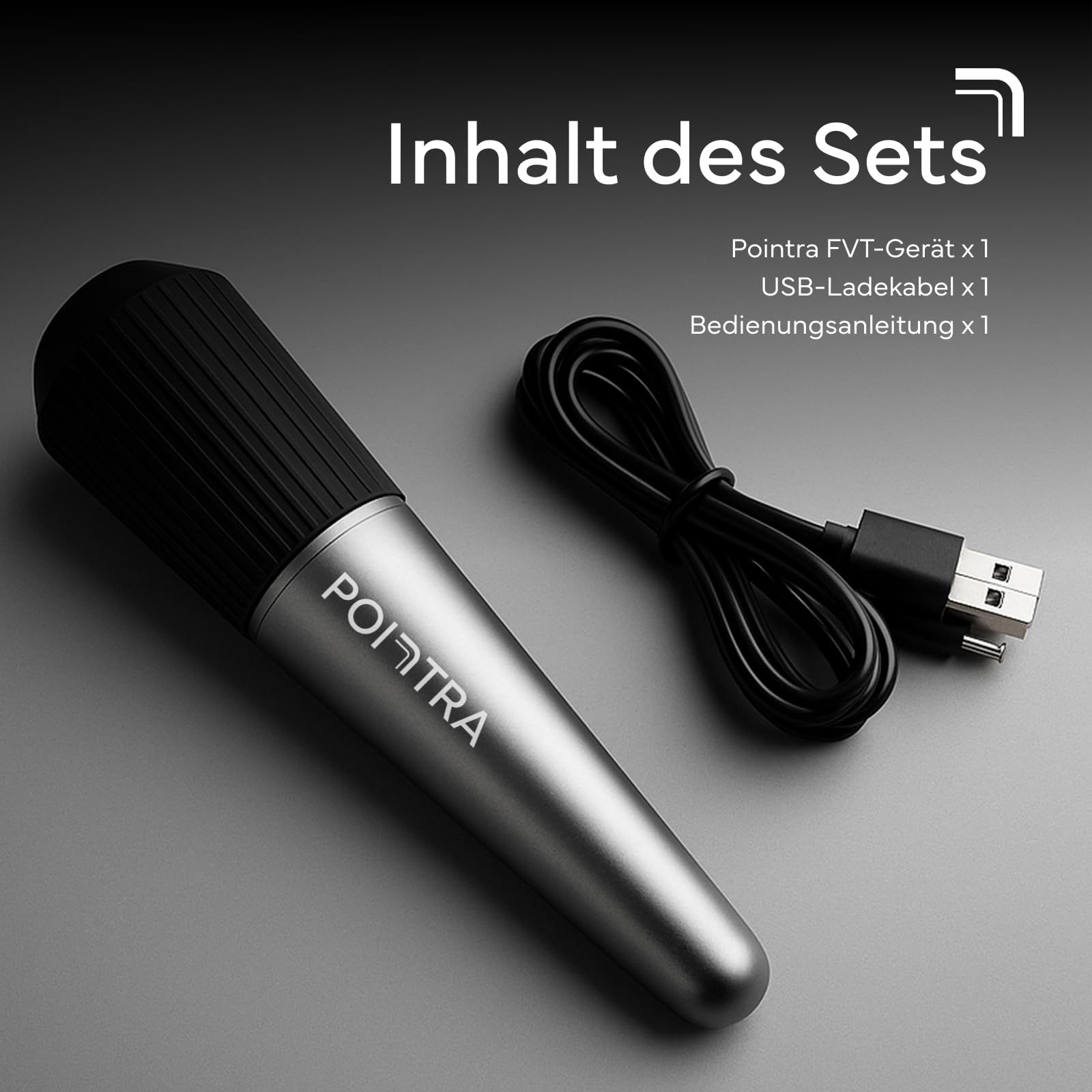 TensCare Pointra Fokales Vibrationsgerät für Muskelbeschwerden | Tragbarer Massage-Stift mit 10 Modi für gezielte Vibration bei Verspannungen, Steifheit und überlasteten Muskeln.