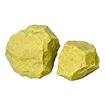 Amazing Gemstone 2 Pieces Serpentine Raw Crystals and Healing Stones, Natural Rocks for Tumbling and DIY Raw Stones and Crystals