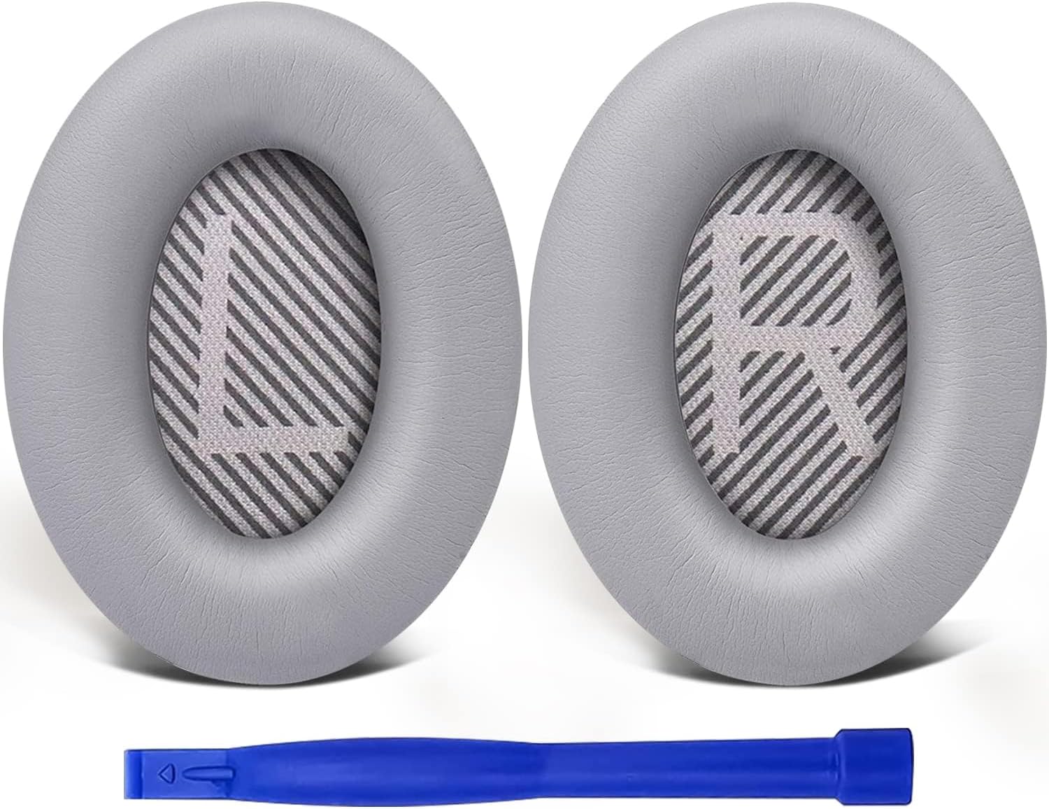 SoloWIT Replacement Earpads Cushions for Bose QuietComfort 35 (QC35) & Quiet Comfort 35 II (QC35 ii) Headphones, Ear Pads with Softer Leather, Noise Isolation Foam, Added Thickness (Black) - Thumbnail 2