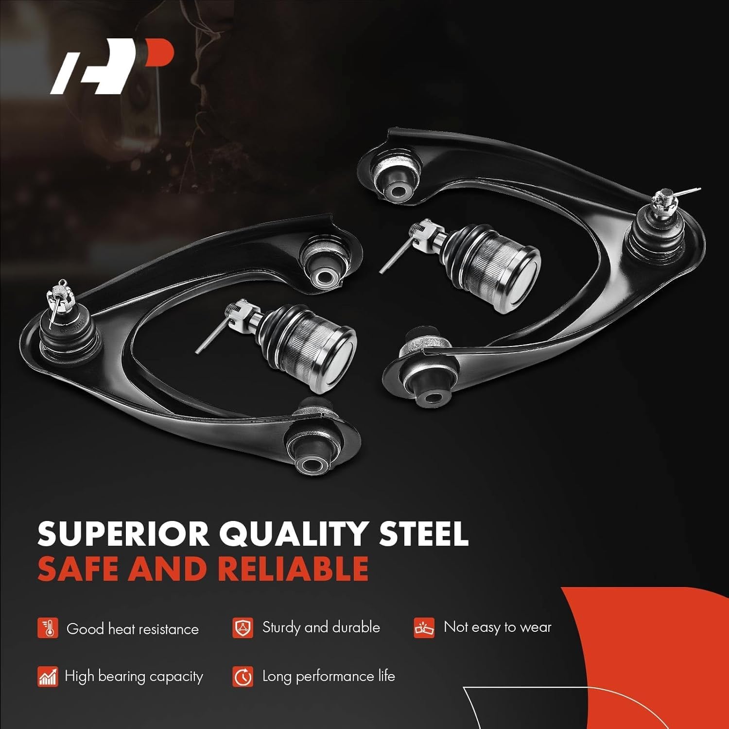 A-Premium 12Pcs Front Suspension Kit, Upper Control Arm, Lower Ball Joint, Sway Bar Link, Inner Outer Tie Rod End, Rack and Pinion Boot, Compatible with Honda Civic 1996 1997 1998 1999 2000