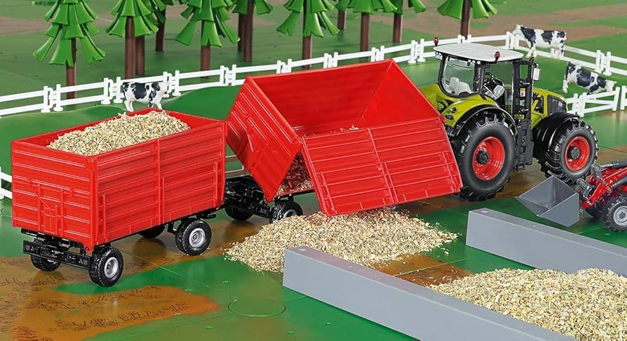 Amazon.co.jp: ジク (SIKU) 4輪トレーラー 1：32 3歳頃から