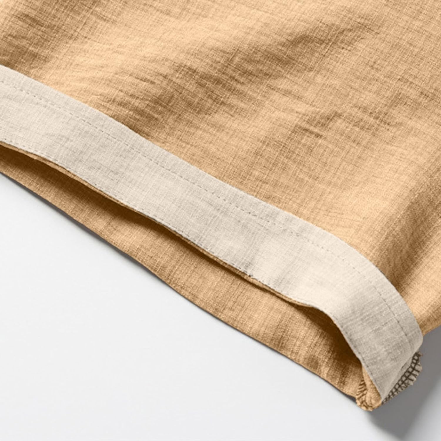 Men's Contrast Collar Golf Shirts Short Sleeve Casual Shirt Textured Fabric V Neck Tops for Business Casual
