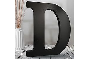 AOCEAN Black Letter «D» for Wall Decor: A Unique Touch to Your Ambiance
