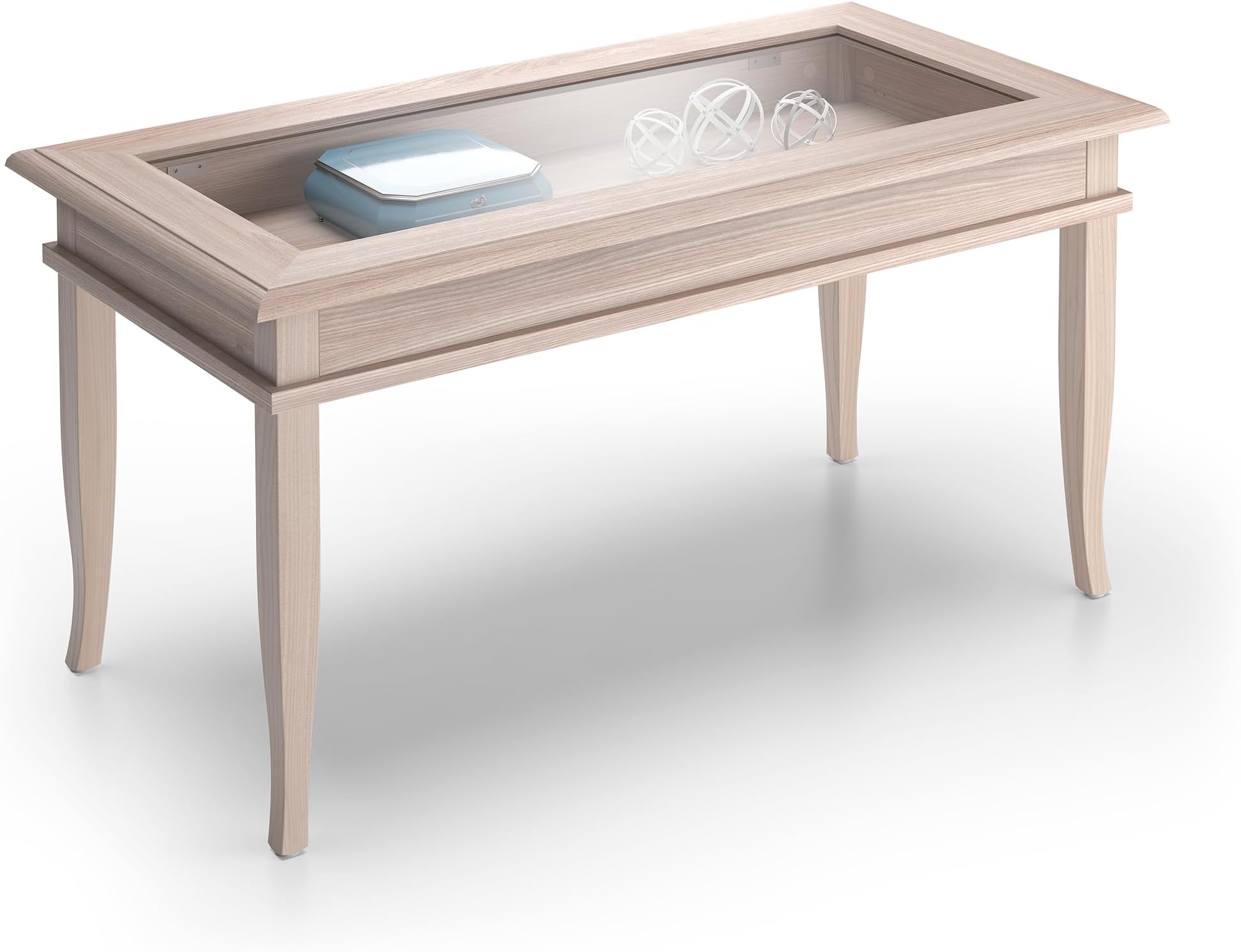 Mobili Fiver, Classico Coffee Table, Pearled Elm, Made in Italy