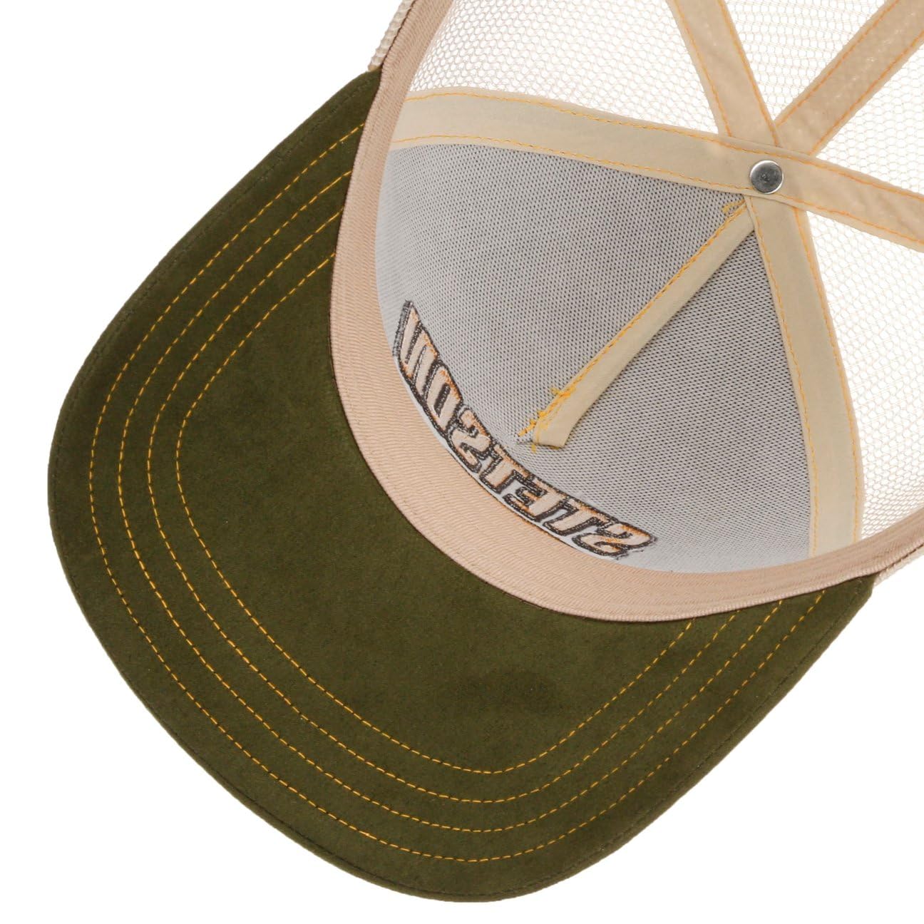 Stetson Cappellino Trucker Muscle Car Heritage Uomo - cap Berretto Baseball Mesh Snapback, con Visiera Estate/Inverno Primavera Estate Autunno Inverno