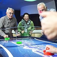 Vista 5 de Coopay 3 1/4 Inches Air Hockey Pucks 6 Pack Full Size Heavy Replacement Pucks for Game Tables Equipment Accessories Verde