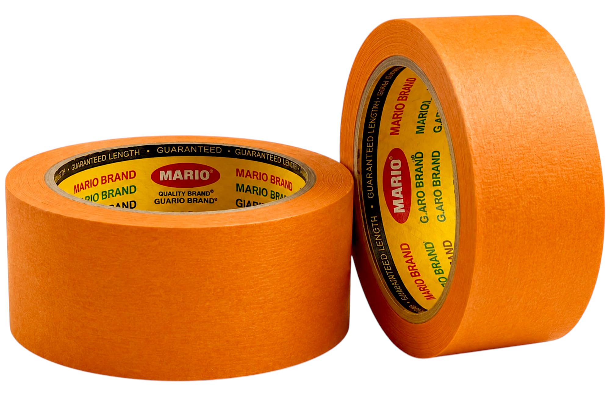 Mario Orange Masking Tape – 20 Meter Length, 48mm Width – Heavy Duty Adhesive Tape for Industrial, Wall Painting & Surface Protection – Easy Tear – Pack of 2 Rolls-image-18