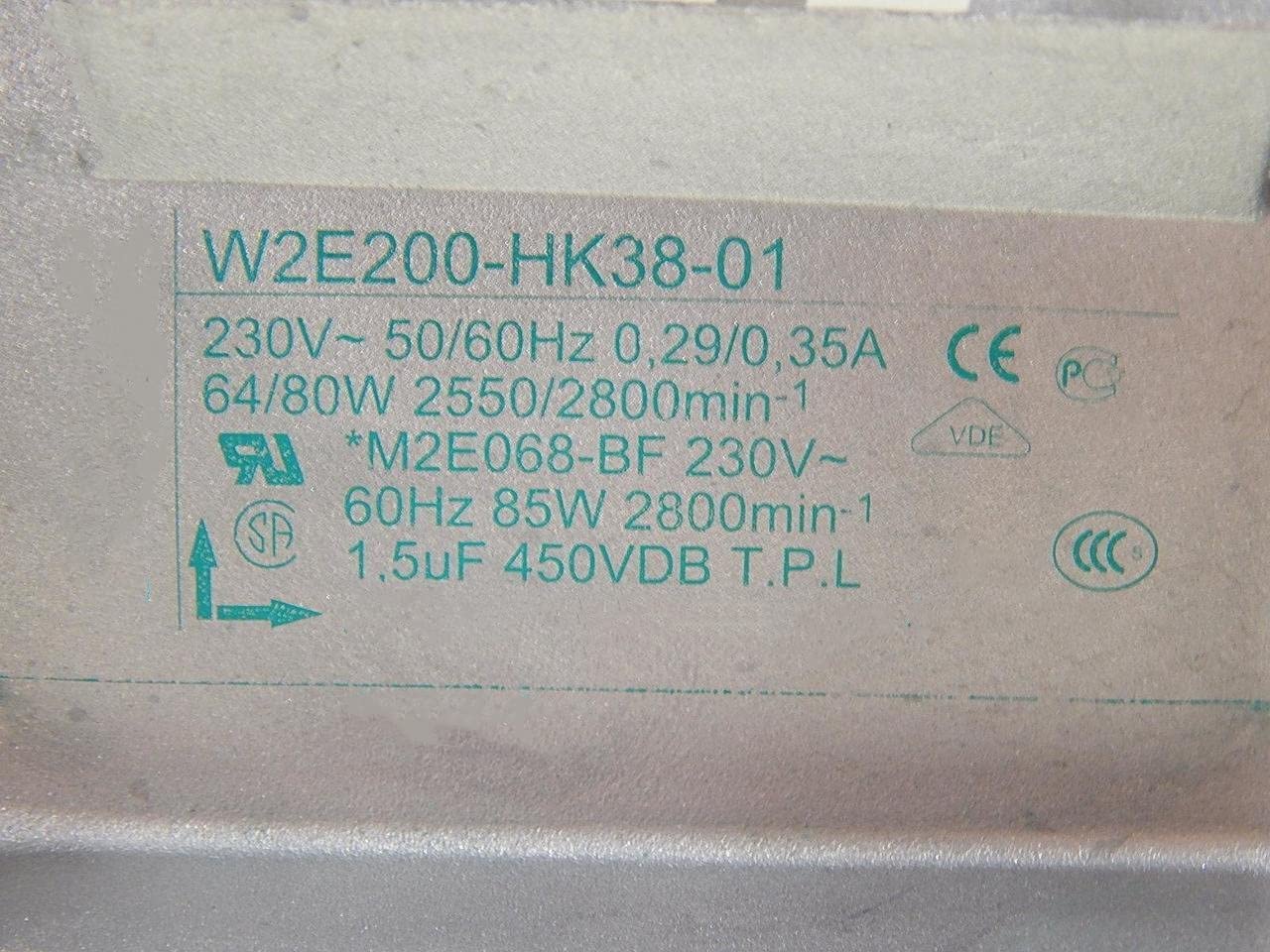 W2E200-HK38-01 230V 0.35A 80W 22580 Cooling Fan 225X225X80mm