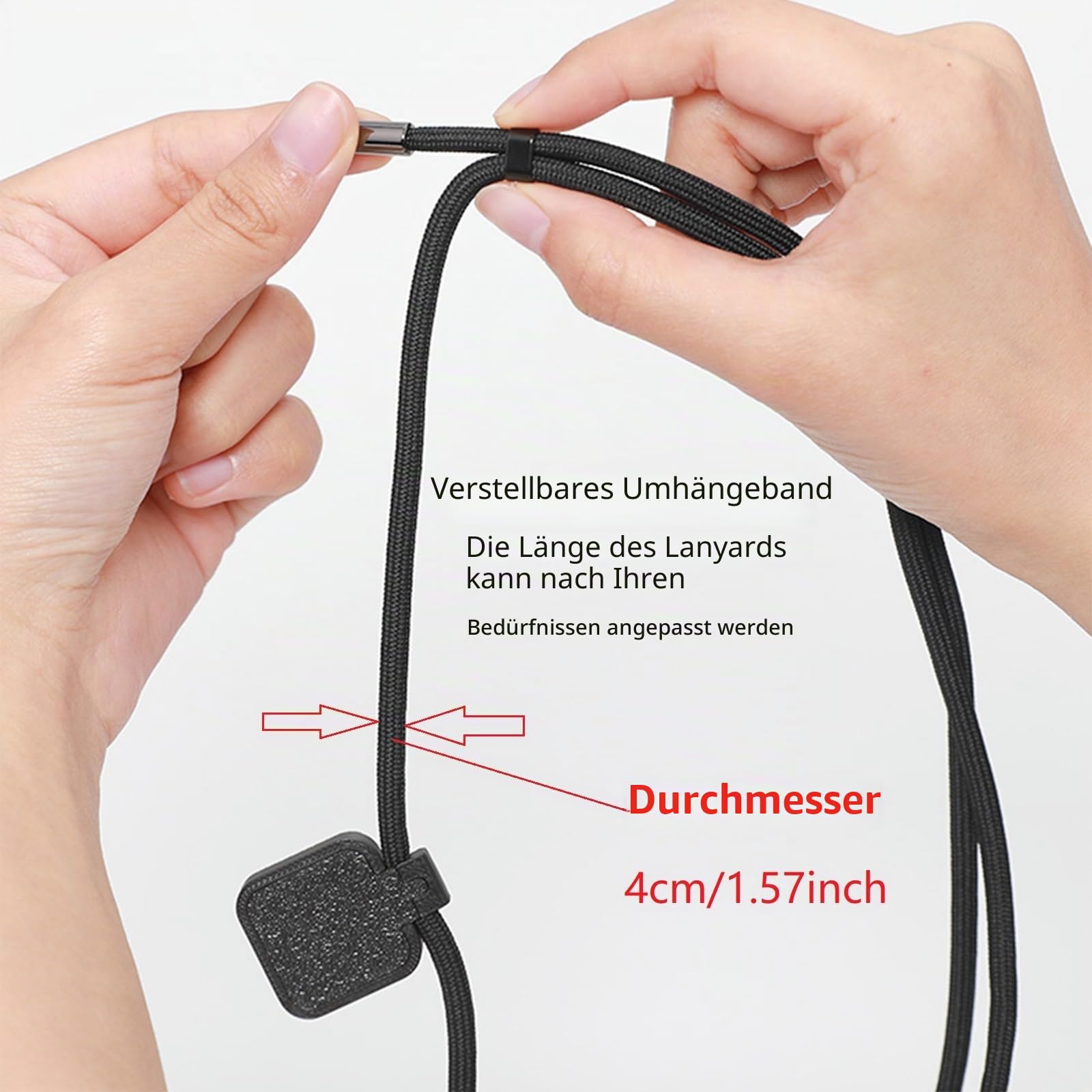 Für DJI Mic Mini Clip Magnet, Mic 3 Magnetisches Befestigungszubehör, Verstellbare Magnetschnur, versteckte magnetische Befestigung mit Saugnapf für Kleidung