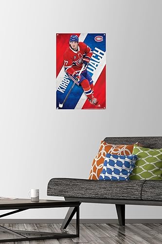Miniatura 8 de Trends International NHL Montreal Canadiens - Póster de pared de Kirby Dach 23, 22.37 x 34.00 pulgadas, paquete de póster y alfiler
