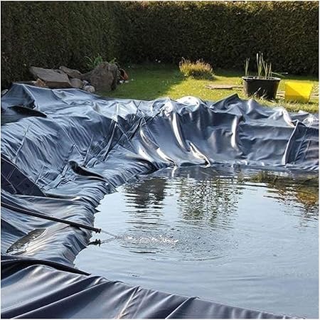 Image AMZPG Pool Lining Artificial Pond Tarpaulin 0.3mm Thick UV Protection Film Roof Leak Proof Patio Waterfall Slope Protection Reservoir (Color : Black, Size : 8x12m/26.24x39.36ft) Image AMZPG Pool Lining Artificial Pond Tarpaulin 0.3mm Thick UV Protection Film Roof Leak Proof Patio Waterfall Slope Protection Reservoir (Color : Black, Size : 8x12m/26.24x39.36ft)