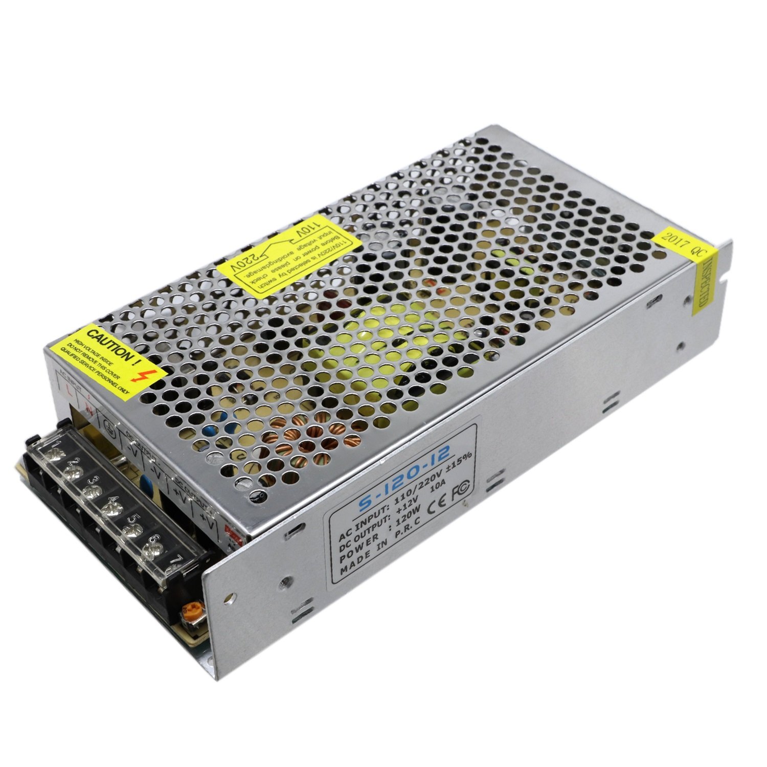 Zasilacz sieciowy 12 V 10 A 120 W oświetlenie transformator wysokiej jakości sterownik LED do pasków LED (duży)