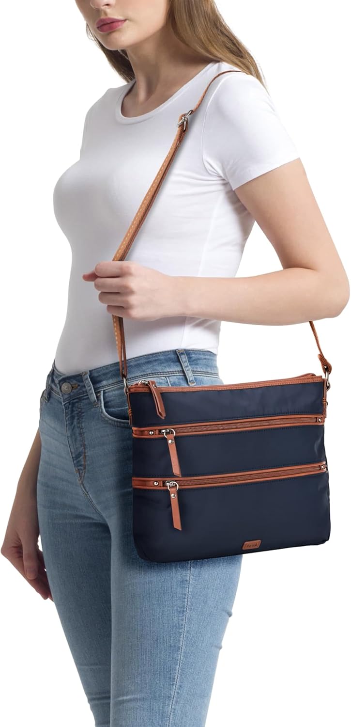 The Sak Esperato Crossbody Purse - Eco Twill Cross Body Handbag For Everyday & Travel - Zipper Closure & Adjustable Strap