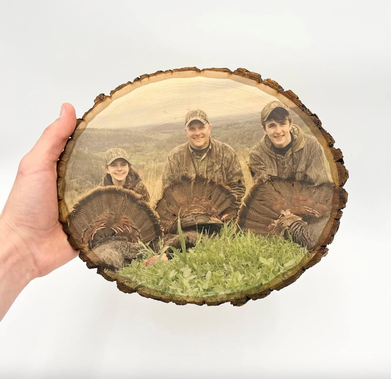 Enjoy The Kraft Hunting Decor Custom Wood Picture Hunting Gift Rustic Picture on Wood Decor Custom Photo Transfer Rustic Cabin Photo Gift for Fathers Day