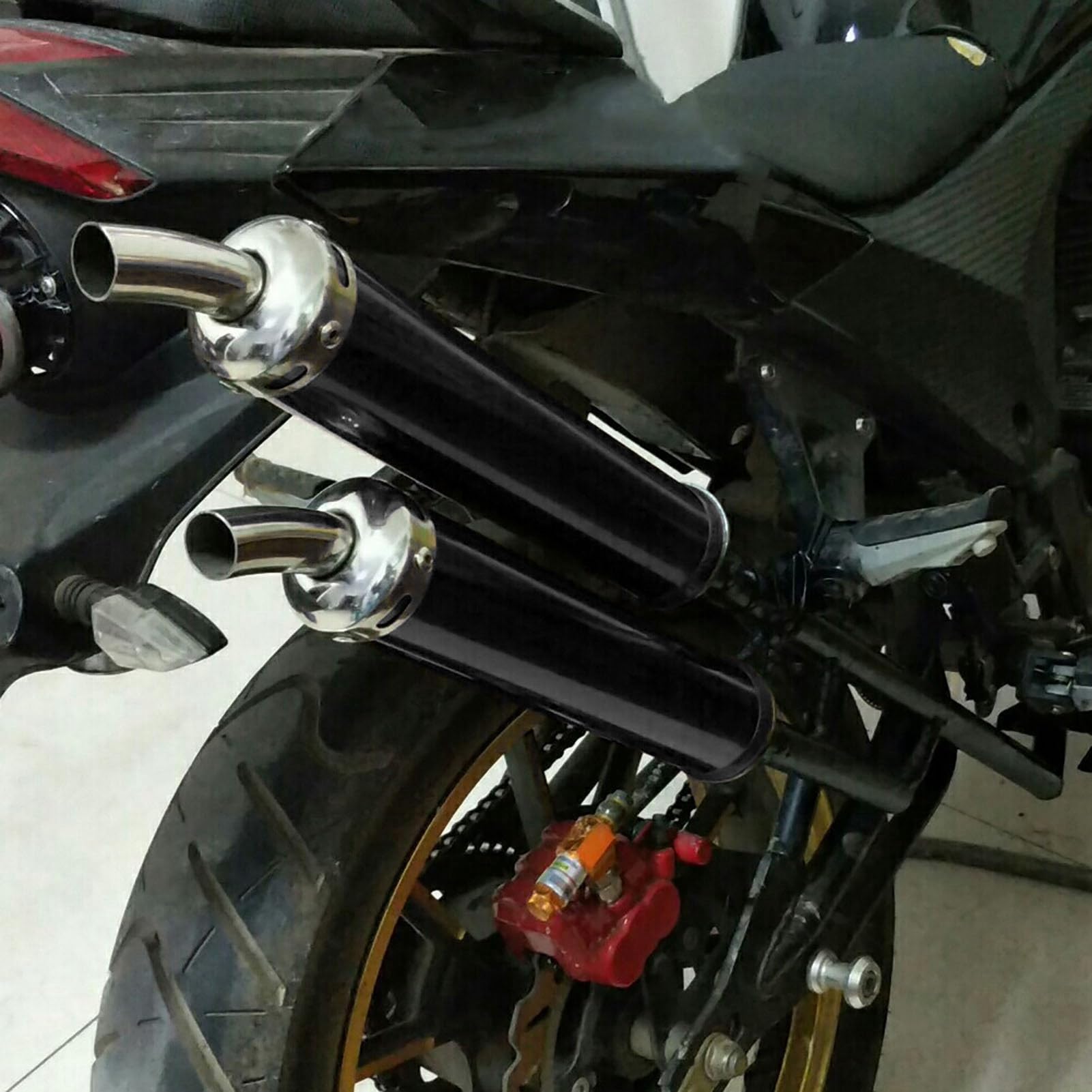 Auspuff Schalldämpfer Für 2-Takt Motorrad - Edelstahl 20mm In Verschiedenen Farben