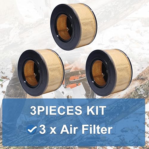 Miniatura 3 de AUMEL Kit de filtro de aire 3 piezas para motosierra Stihl MS231 MS251 MS271 MS291 MS311 MS391 Reemplazar 1141 120 1600.