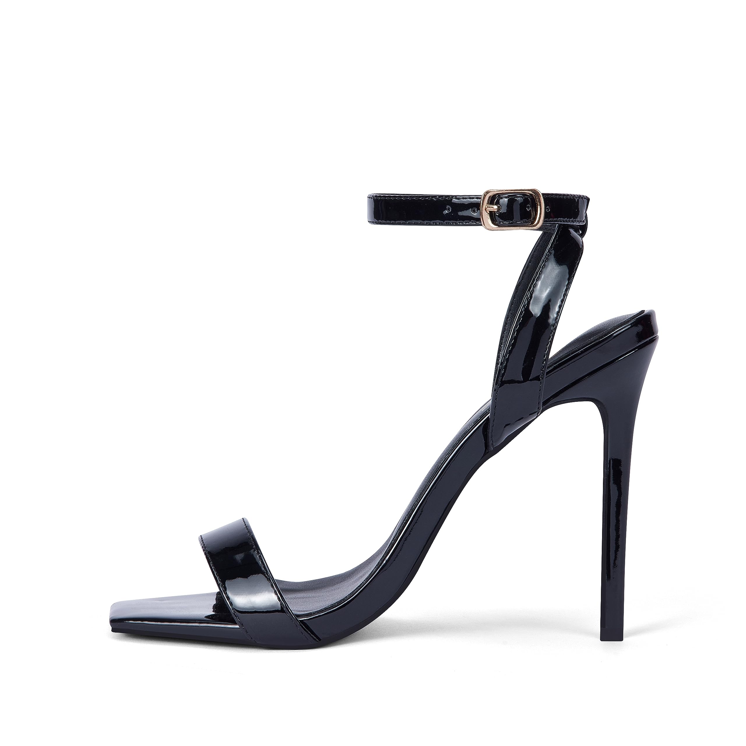 Zhabtuc Damskie sandały na wysokim obcasie, eleganckie buty letnie, sandały z otwartym noskiem, na imprezę, bal absolwentów, wesele, szpilki, rozmiar 36-42