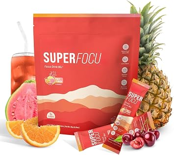 Brain-boosting drink refreshing and energy-replenishing fruity flavor