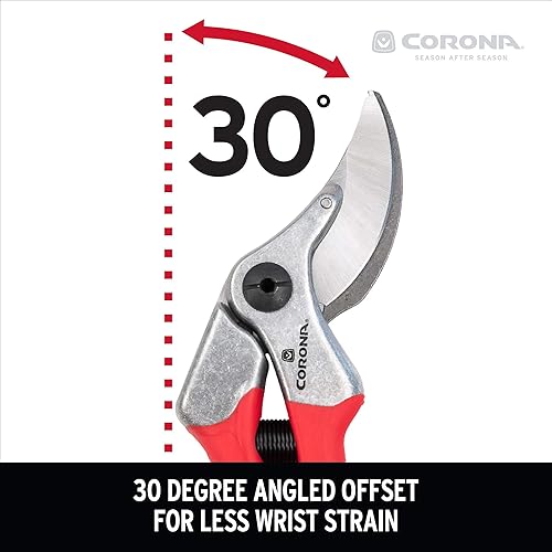 Miniatura 5 de Corona BP15280 ErgoPRO - Podadora de mano de derivación en ángulo de acero forjado – 1 pulgada de capacidad de corte de tallo y ramas de jardín,