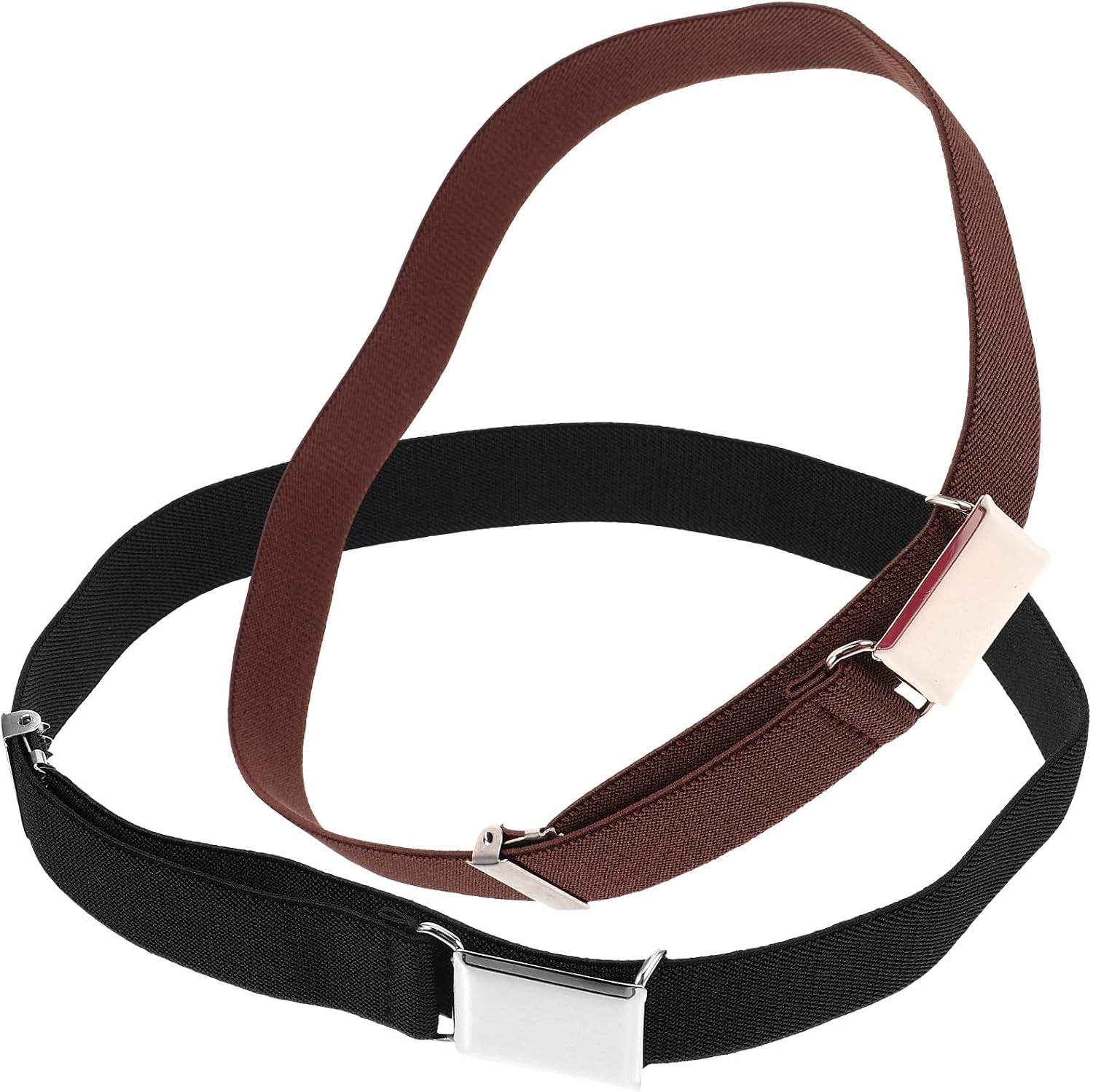 GLEAVI 2pcs Waist Belts Elastic Adjustable Stretchy Pants Belts for Boys and School Casual Uniform