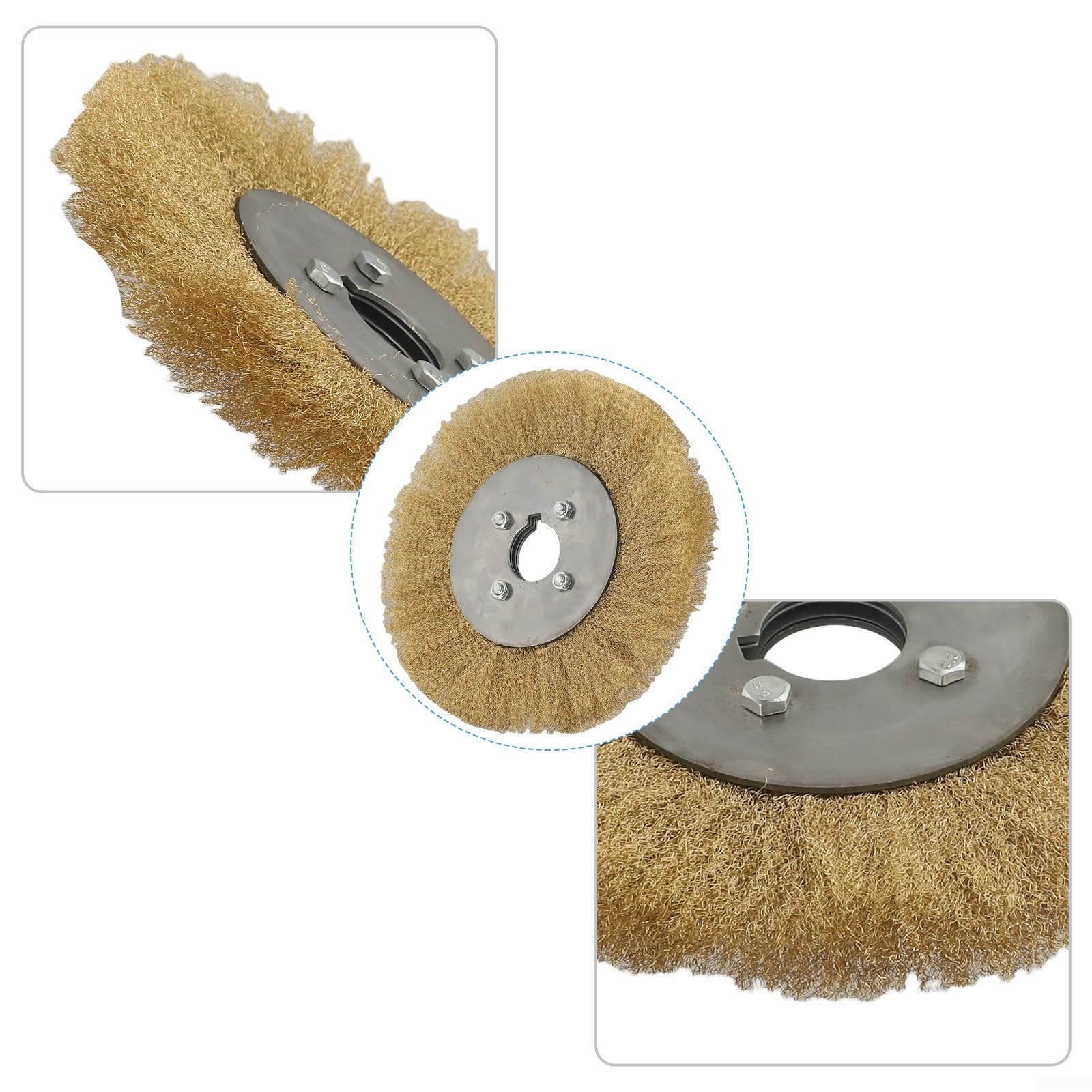 Weiche, flache Messing-Kupferdrahtbürste, Polierscheibe, 0, 15 mm, ultrafeiner reiner Kupferdraht (200 x 32 mm)