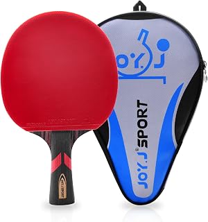 Professional Table Tennis Paddle with Case, ITTF Approved Ping Pong Racket, Perfect for Intermediate