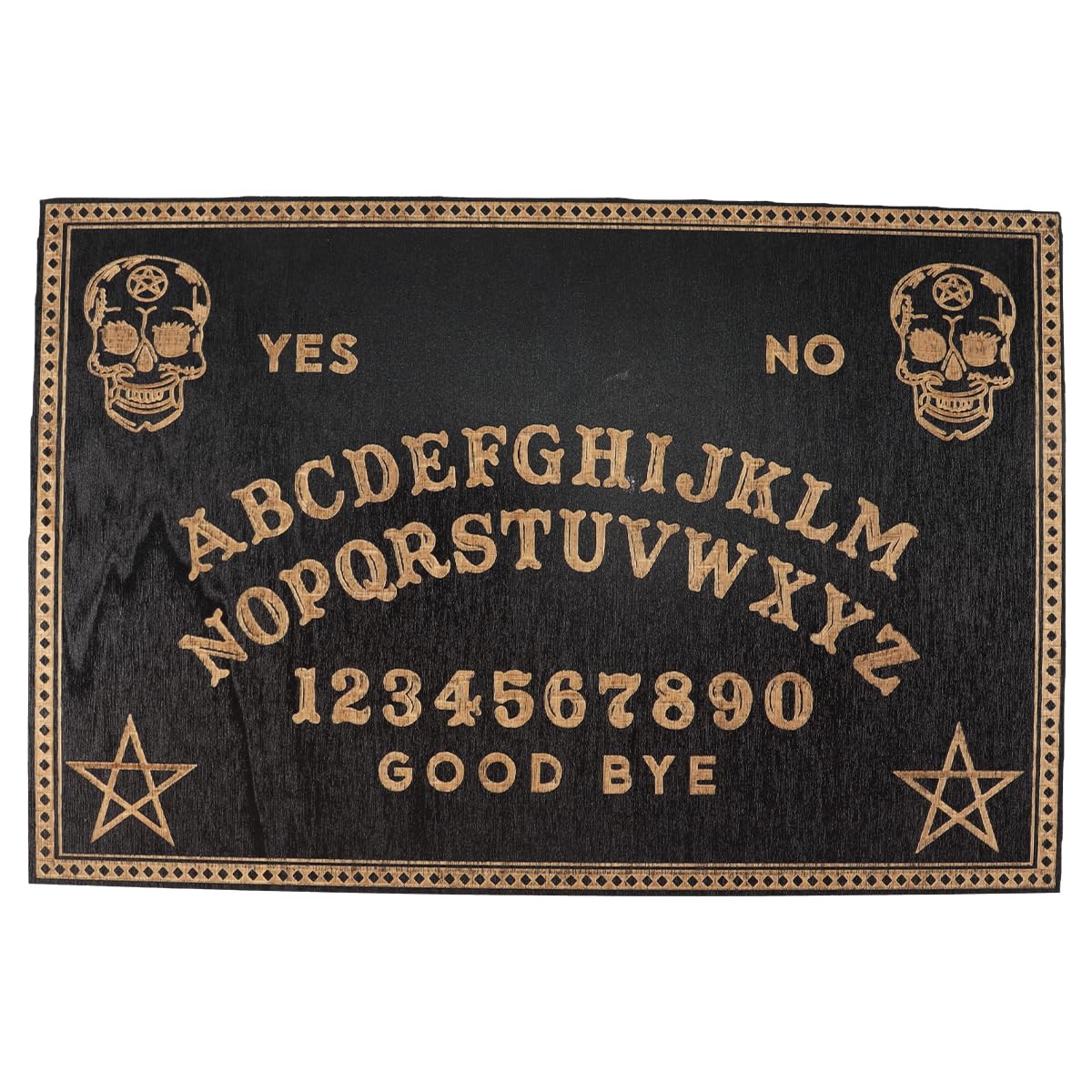 Zestaw drewnianych tablic Ouija Klasyczne tablice do rozmów z planszetką, metafizyczna tablica z wiadomościami duchowymi Prezenty Wiccan na artykuły do czarów Prezenty czarne