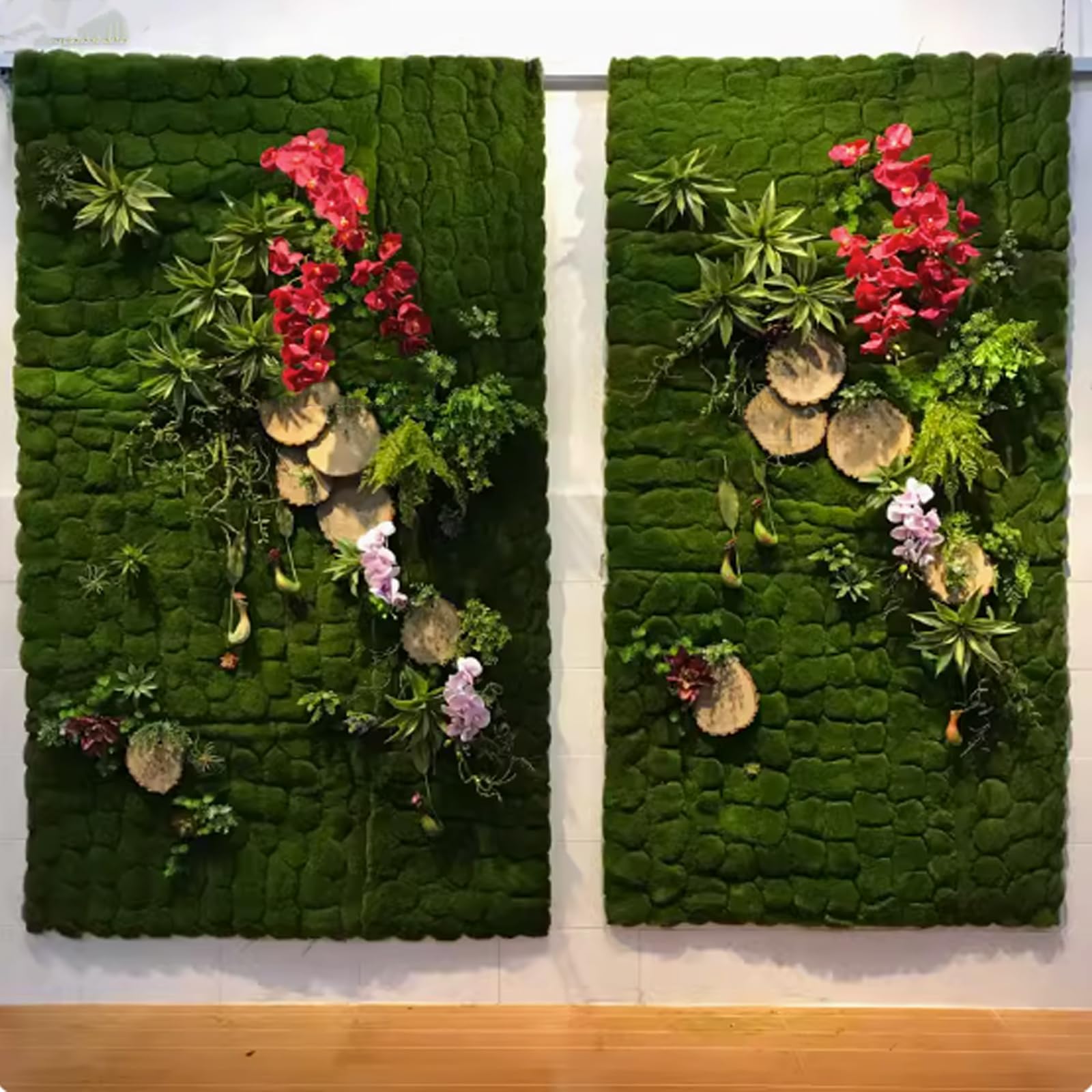 SCHAAN Knstliche Blumenwand, knstliche Blumen, Panel fr Zuhause, Hotel,  Party, Hochzeit, Bogendekoration, Blumenwandpaneel, knstliche Blume, D-3 x  3 m Decoration : Amazon.de: Kche, Haushalt & Wohnen